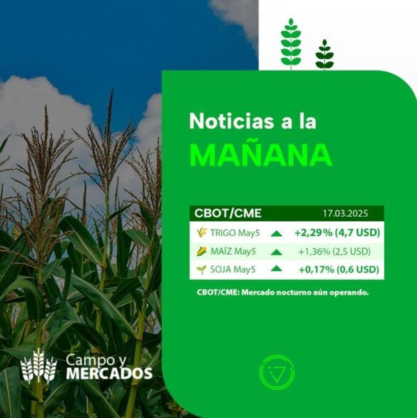 noticias de mercado de granos del 17 de marzo del 2025